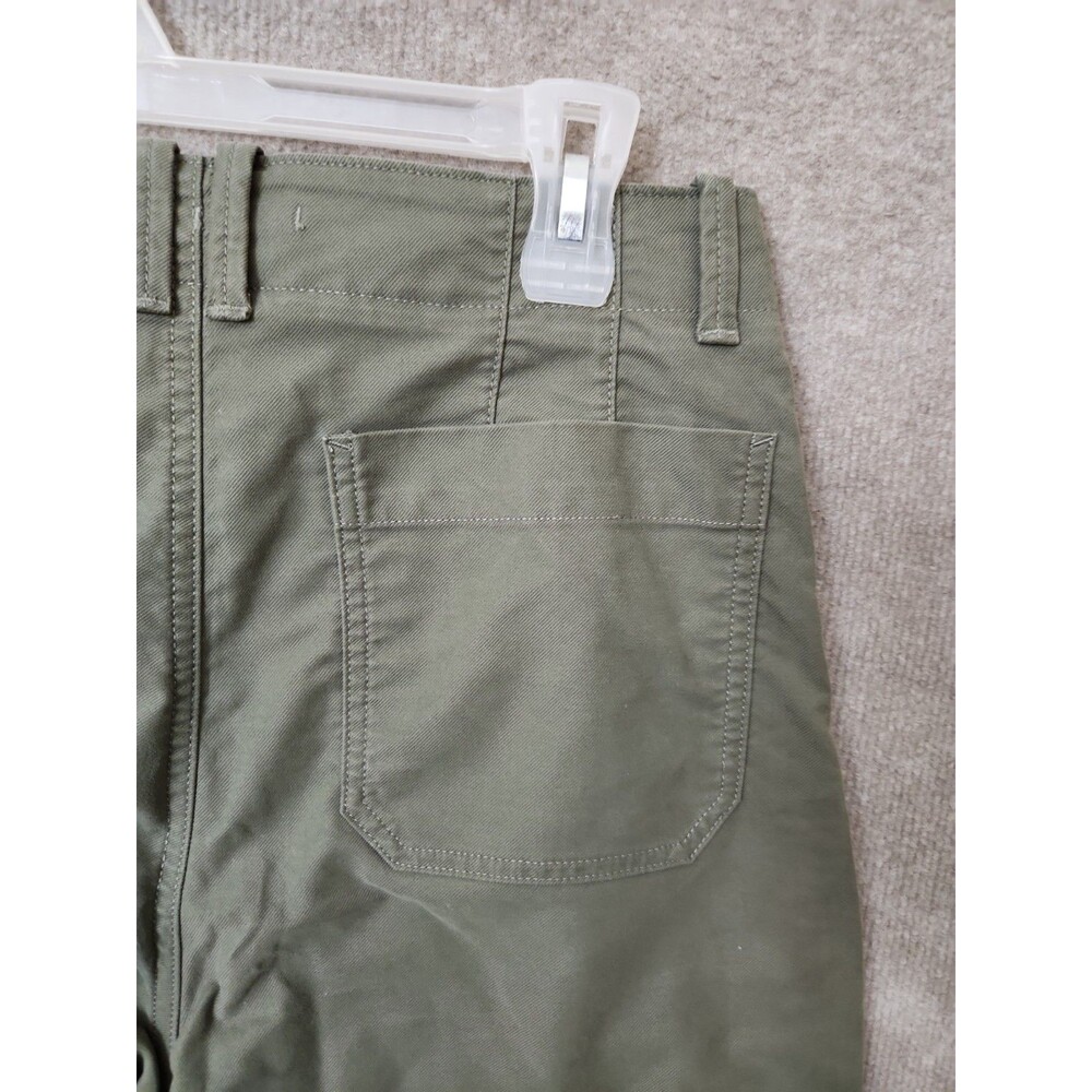 Banana Republic High Rise Barrel Utility Chino Pants Womens 6 Olive Green - Picture 7 of 10